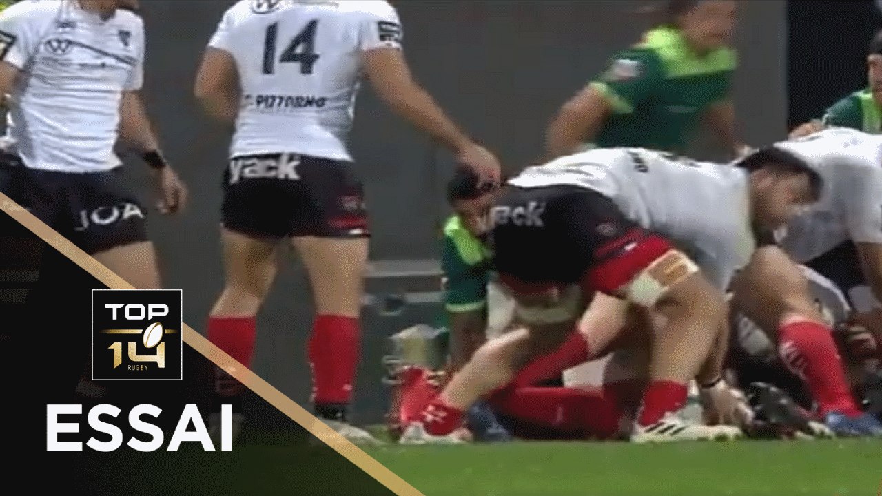 TOP 14 - Essai de Facundo ISA (RCT) - Pau - Toulon - J17 - Saison 2020/2021