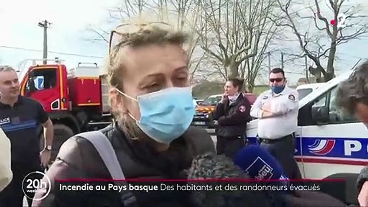 Pays basque : de violents feux de forêt s’approchent des habitations