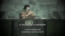 IL DISCORSO PROFETICO di GHEDDAFI - LA VERSIONE INTEGRALE da guardare