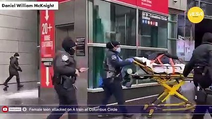 Female teen attacked on A train at Columbus Circle