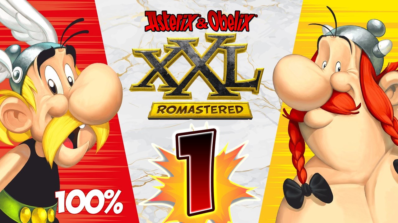 Asterix & Obelix XXL Romastered Walkthrough Part 1 (PS4) 100% - Gaul