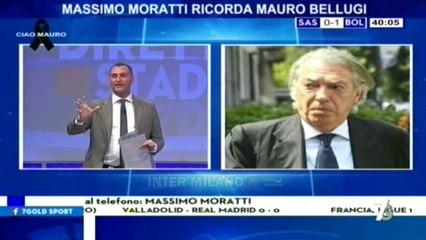 CIAO MAURO * MORATTI RICORDA BELLUGI: ALDILÀ DEI MERITI CALCISTICI VOLEVA SEMPRE GLI ALTRI CONTENTI.