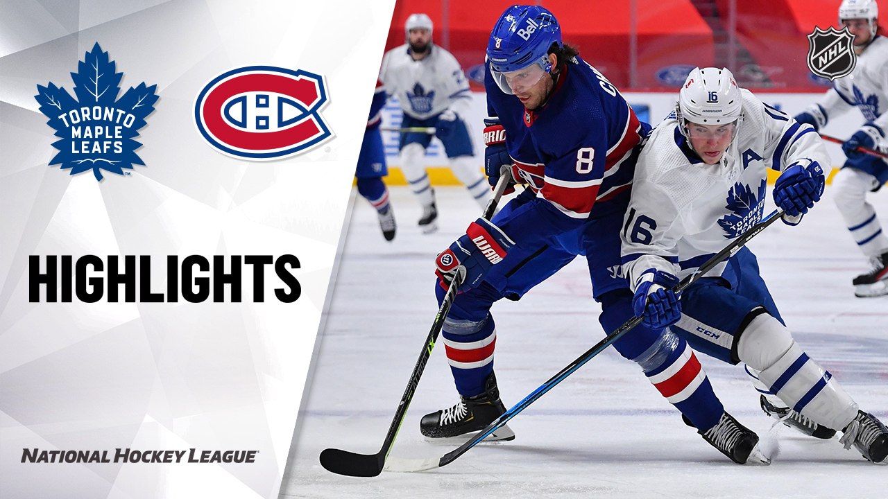 Maple Leafs @ Canadiens 2/20/21 | NHL Highlights