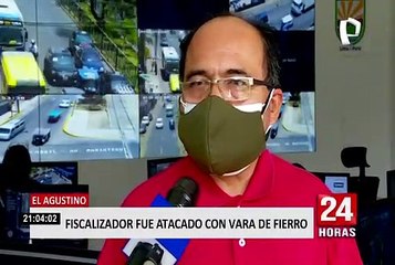 El Agustino: liberan a mototaxista que agredió con fierro a fiscalizador