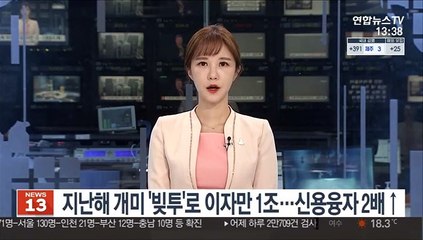 지난해 개미 '빚투'로 이자만 1조…신용융자 2배↑