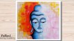 Beautiful Lord Buddha abstract  Painting __ Pallavi Drawing Academy