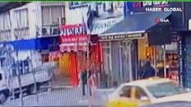 İstanbul Çağlayan'da akılalmaz olay! Otelin penceresinden atladı, yoldan geçen adamın üzerine düştü