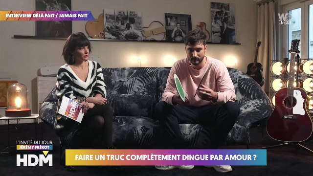 Jérémy Fréot raconte comment il a demandé la main de Laure Manaudou dans l'émission L'hebdo de la musique sur W9.