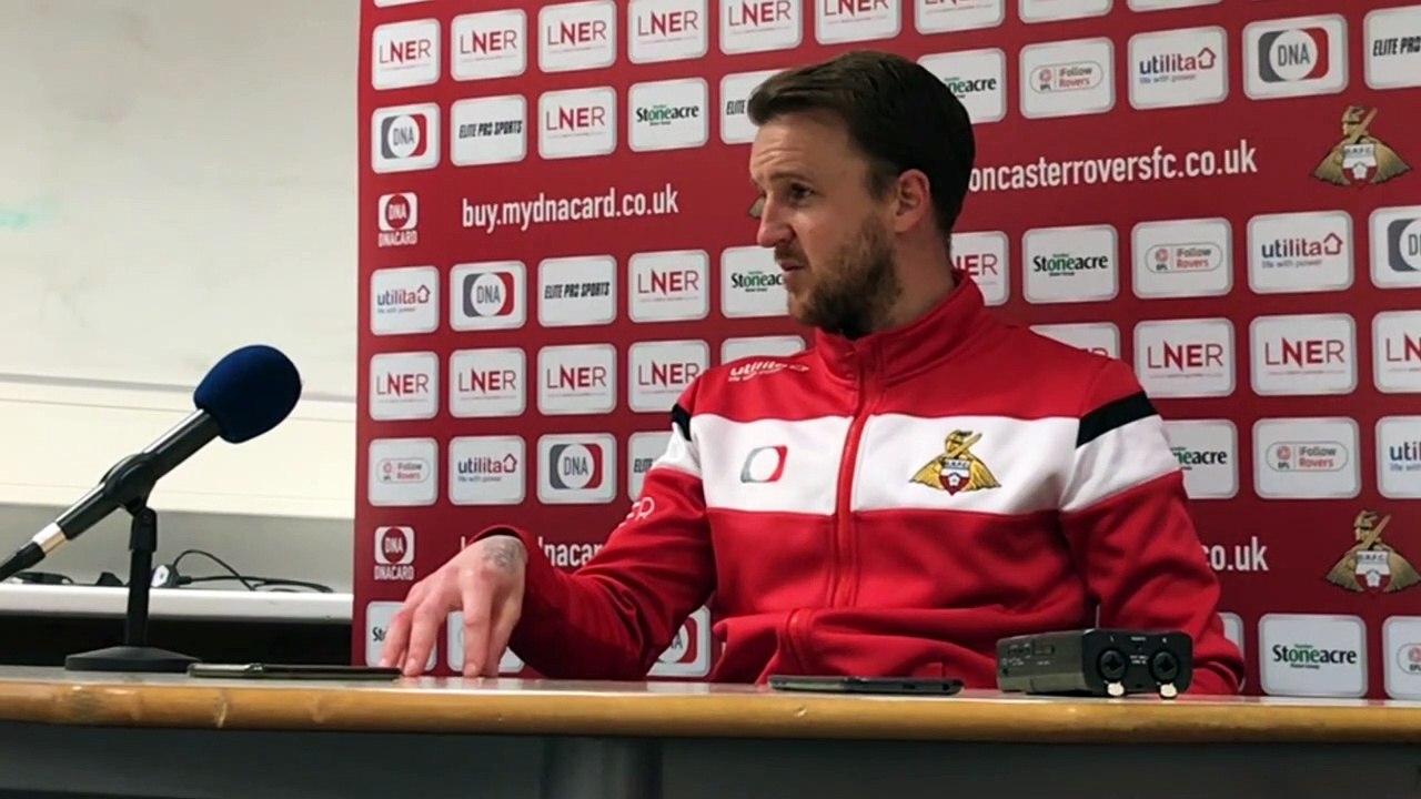 James Coppinger on the day in his honour at Doncaster Rovers