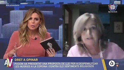 Consuelo Ordóñez pone en su sitio a Valtonyc y pone en evidencia a la Tv valenciana por su sucia encerrona