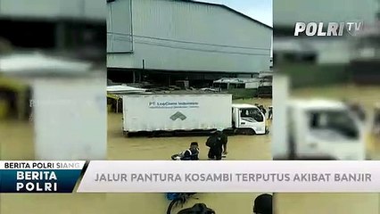 Jalur Pantura Kosambi Terputus Akibat Banjir 1,5 Meter