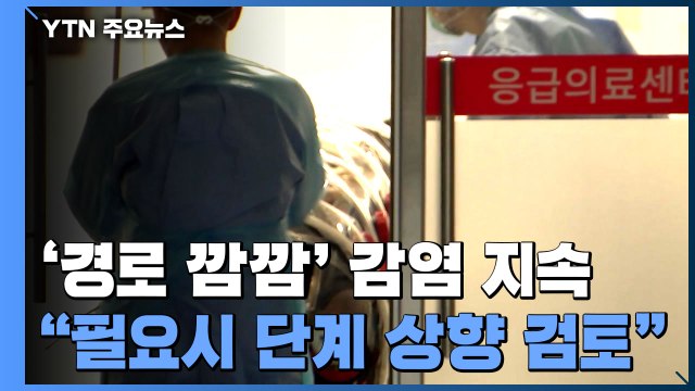 '경로 깜깜' 산발감염 지속... 필요시 단계 상향 검토 / YTN