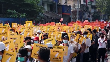 "CDM"-Sitzstreik trotz Polizeigewalt und 2 Toten in Mandalay