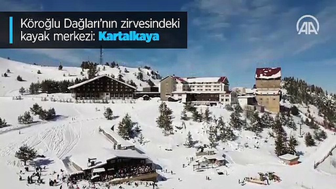 Köroğlu Dağları'nın zirvesindeki kayak merkezi: Kartalkaya