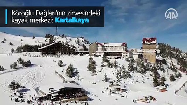 Köroğlu Dağları'nın zirvesindeki kayak merkezi: Kartalkaya