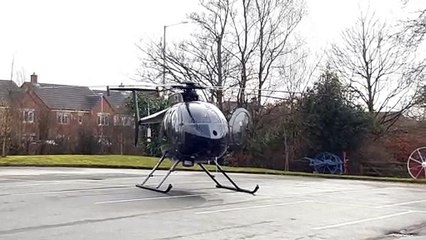 Helicopter lands in Buckshaw Village, Part 2