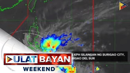 Descargar video: PTV INFO WEATHER | Bagyong #AuringPH, nagpapaulan na sa ilang bahagi ng Visayas at Mindanao