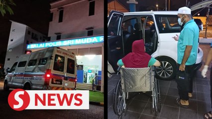 Wheelchair-bound elderly woman found abandoned on street in Shah Alam