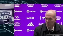 Football - Liga - Zinédine Zidane press conference after Valladolid 0-1 Real Madrid