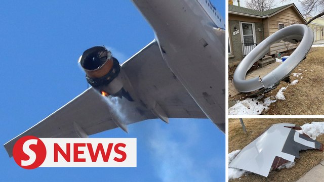 United Airlines Boeing 777 lands safely in Denver after engine failure