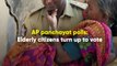 From ages 80 to 115, elderly citizens turn up to vote as AP panchayat polls conclude