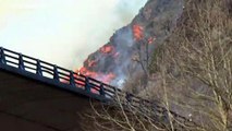 Waldbrand im Baskenland: Dutzende Wanderer von Flammen überrascht