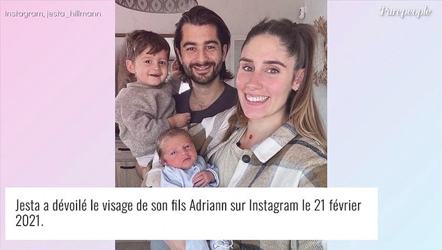 Jesta Hillmann dévoile enfin le visage de son fils Adriann, notre blond aux yeux bleus