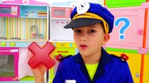 Niki plays with toy cars and saves a police and fire truck and an ambulance from a cave - Vlad and Nikita New Episodes 2021 videos for children and kids - فلاد ونيكي يلعبان بالألعاب - مجموعة فيديو للأطفال