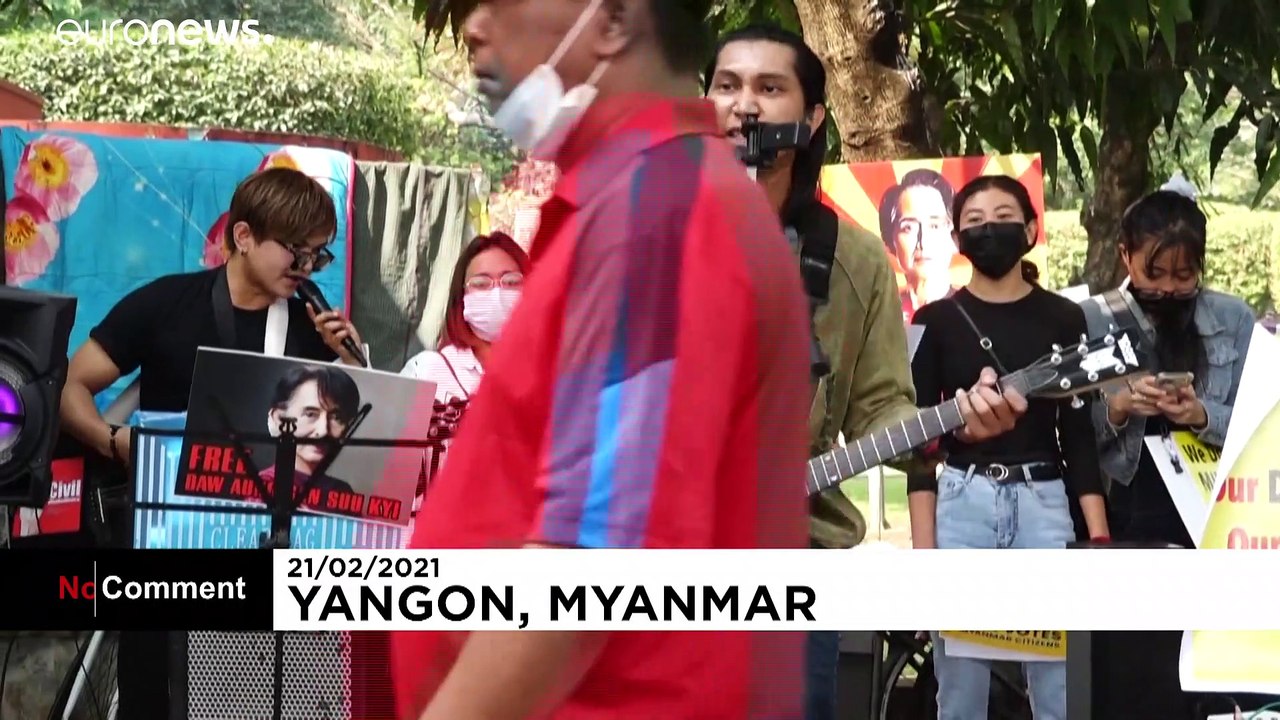 Trotz des Todes von zwei Demonstrierenden: Neue Proteste in Myanmar