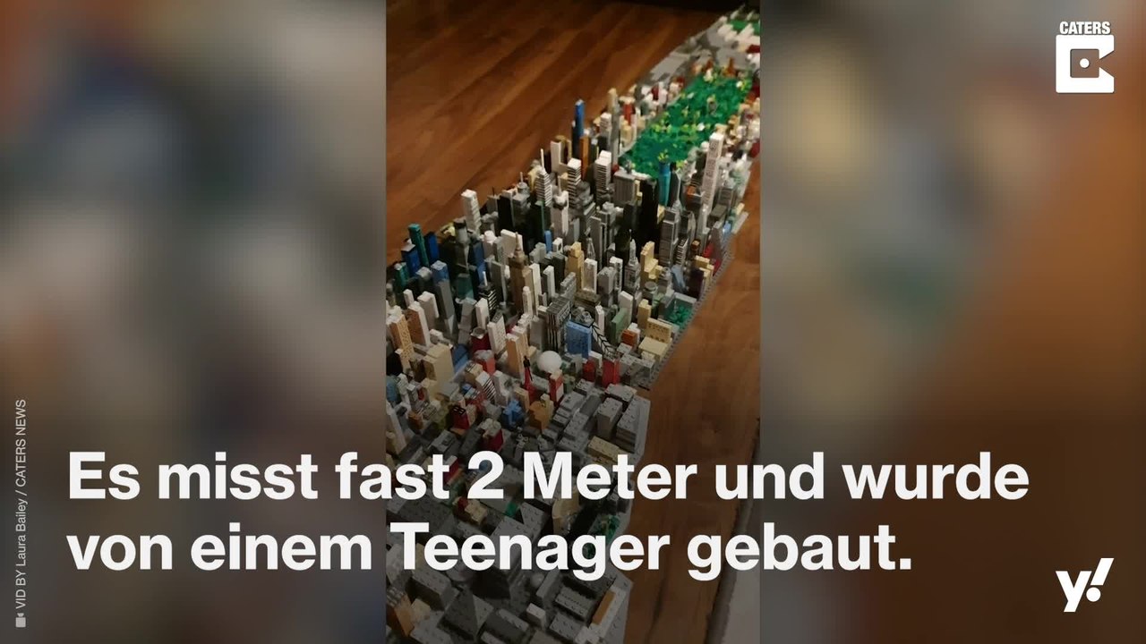 Teenager baut Manhattan mit Lego nach