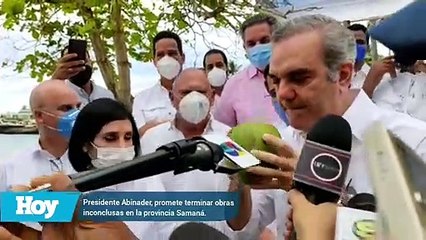Luis Abinader en Samaná