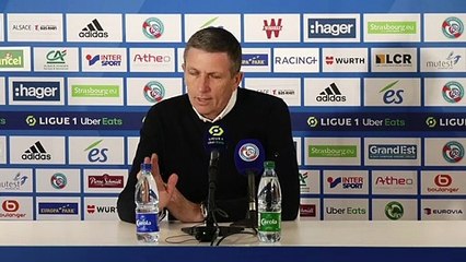 Thierry Laurey tient à remercier les supporters du Racing