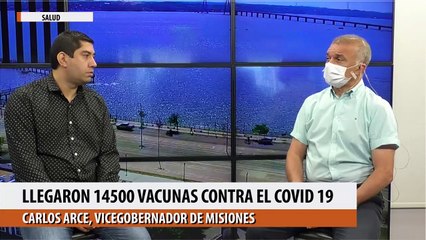 Llegaron 14500 vacunas contra el Covid 19