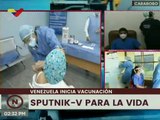 Más 300 vacunas Sputnik-V han sido aplicadas al personal de salud en Hospital Central de Valencia