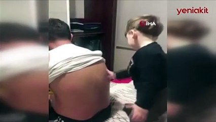 Katledilen baba ve oğlunun yürekleri sızlatan görüntüsü ortaya çıktı