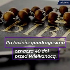 Liczby Wielkiego Postu