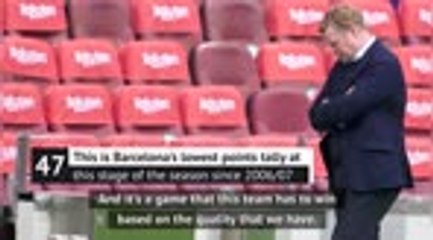 Koeman frustrated not to close gap at LaLiga summit