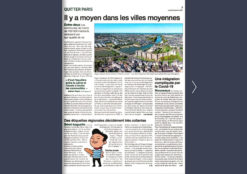 FlipBook "Quitter Paris" 20 Minutes