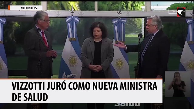 Vizzotti juró como nueva ministra de Salud en reemplazo de Ginés González García
