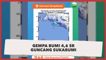 Gempa Bumi 4,6 SR Guncang Sukabumi