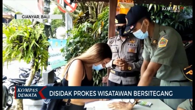 Terkena Sidak Prokes, Wisatawan Bersitegang Dengan Petugas