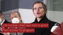 UN nuclear chief says Iran to grant 'less access' to program, and other top stories in international news from February 22, 2021.