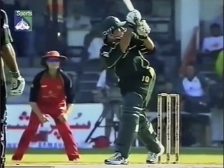 Shahid Afridi Magnificent 67 Runs vs Zimbabwe in 2001