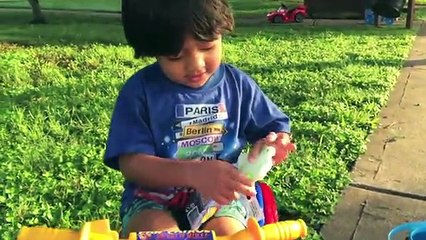 Ryan's Playground adventure with Power Wheels and more