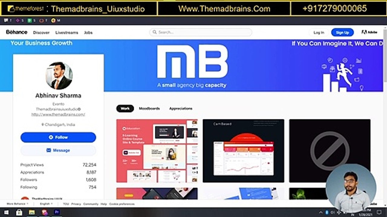 Upload Your Portfolio On BEHANCE For Free | How To Use BEHANCE | In Hindi | Abhinav Sharma | Graphic Designer