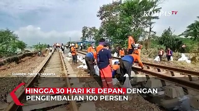 Karena Banjir, Seluruh Perjalanan Kereta Api Jarak Jauh Dibatalkan