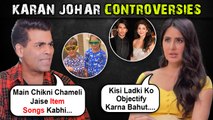 Karan Johar On Katrina's Chikni Chameli, Trolled For Anushka' Post, Drug Party | All Controversies