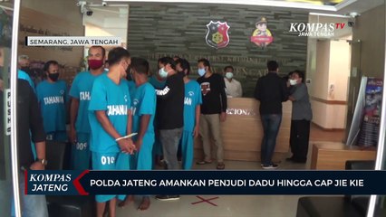 Polda Jateng Amankan Penjudi Dadu Hingga Cap Jie Kie
