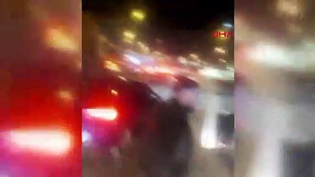 İETT otobüsünün önünü kesip tehditler yağdırdılar