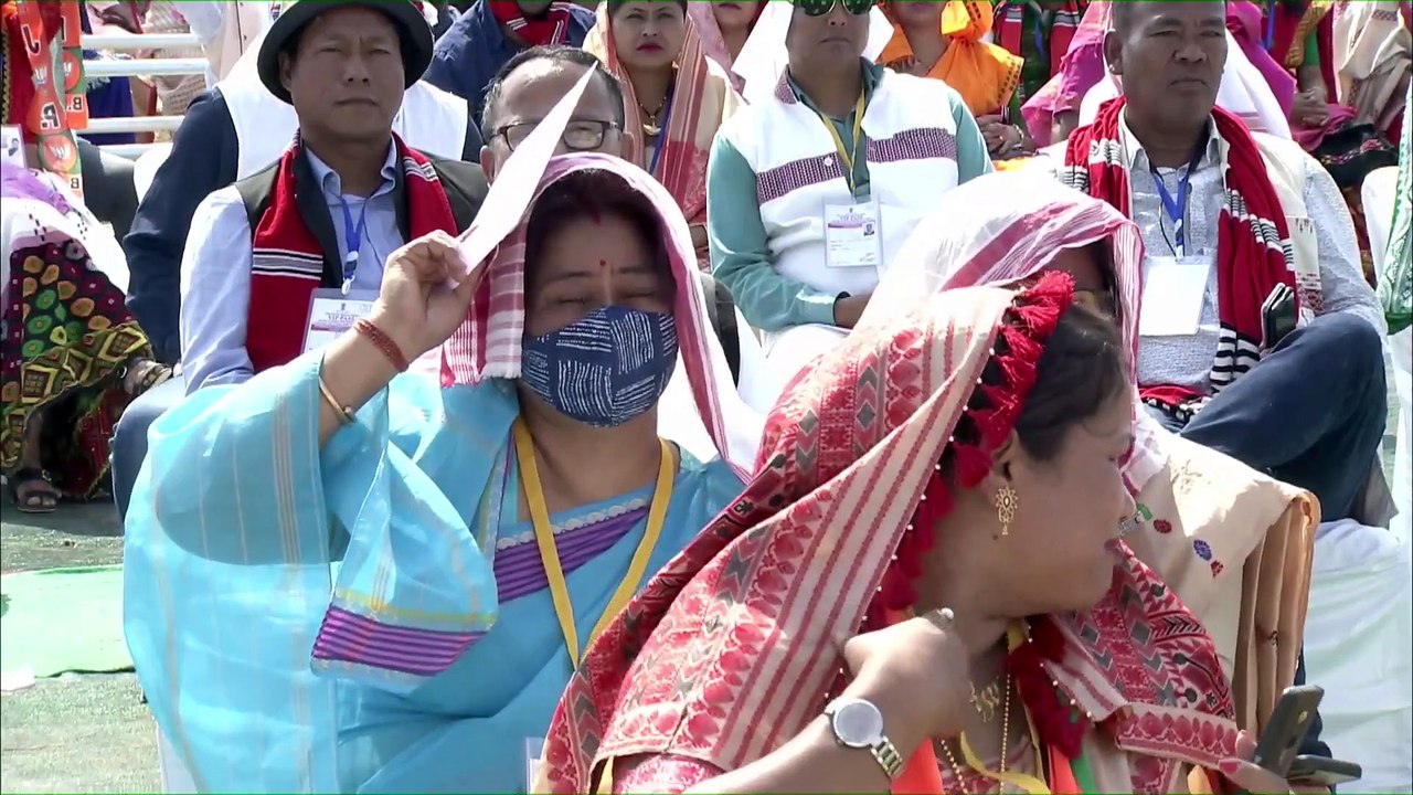 PM Modis speech at launch of development initiatives in Dhemaji Assam